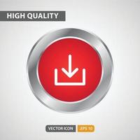 download icon for your web site design, logo, app, UI. Vector graphics illustration and editable stroke. EPS 10.