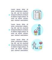 Rehabilitation and self management programs concept icon with text vector