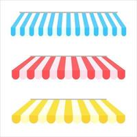 Awning element set vector