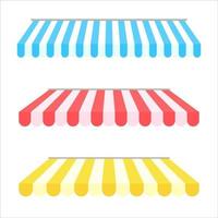 Awning element set vector