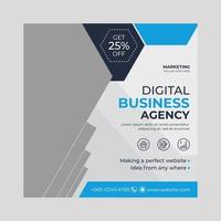 Business discount social media post banners vector