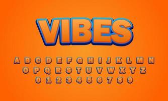 vibes font alphabet