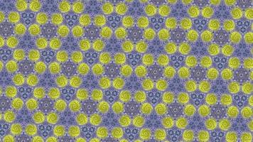 Abstract Rotating Gray-Yellow Background with A Pattern. video