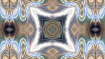 Abstract Textured Mandala Background with Symmetrical Pattern video