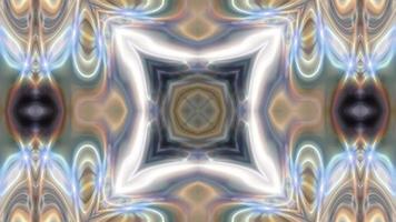 abstracte gestructureerde mandala achtergrond met symmetrisch patroon video