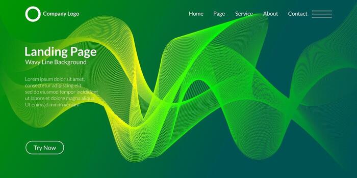 Fondo de curva de onda abstracta vector