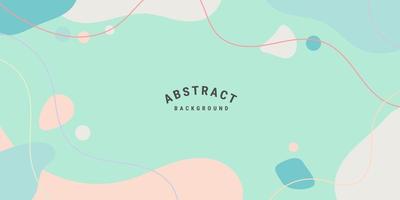 Modern background templates with organic abstract vector