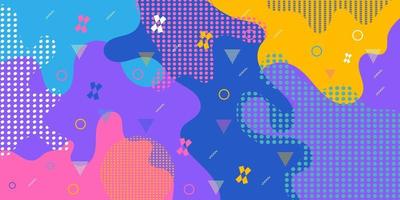 Colorful fun abstract background pattern vector