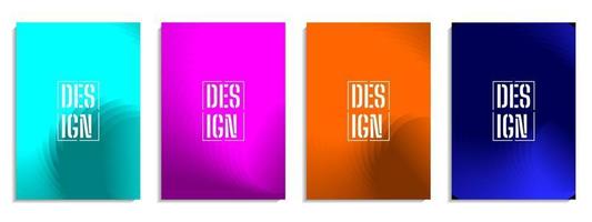 Abstract cover Colorful geometric shape design vector