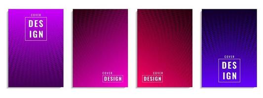 Minimal cover design. Colorful halftone dot shape vector