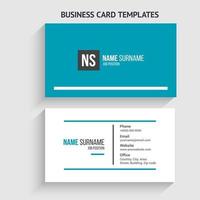 Modern Business Card Template. Stationery Design, Flat Design, Print Template, Vector illustration.