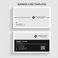 Simple Business Card Template. Stationery Design, Flat Design, Print Template, Vector illustration.