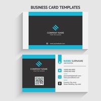 Modern Business Card Template. Stationery Design, Flat Design, Print Template, Vector illustration.