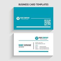 Modern Business Card Template. Stationery Design, Flat Design, Print Template, Vector illustration.