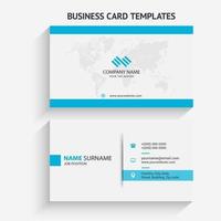 Modern Business Card Template. Stationery Design, Flat Design, Print Template, Vector illustration.