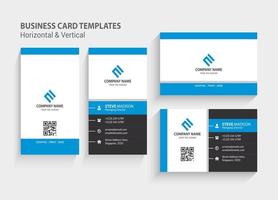 Modern Business Card Template. Stationery Design, Flat Design, Print Template, Vector illustration.