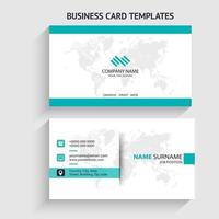 Modern Business Card Template. Stationery Design, Flat Design, Print Template, Vector illustration