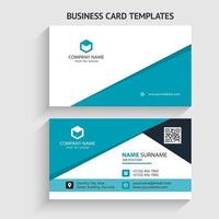 Modern Business Card Template. Stationery Design, Flat Design, Print Template, Vector illustration.