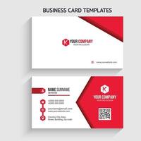 Modern Business Card Template. Stationery Design, Flat Design, Print Template, Vector illustration.