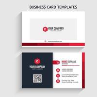 Modern Business Card Template. Stationery Design, Flat Design, Print Template, Vector illustration.