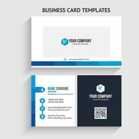 Modern Business Card Template. Stationery Design, Flat Design, Print Template, Vector illustration.