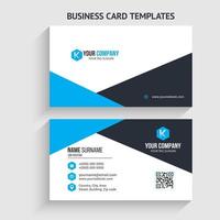 Modern Business Card Template. Stationery Design, Flat Design, Print Template, Vector illustration.