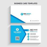 Modern Business Card Template. Stationery Design, Flat Design, Print Template, Vector illustration.