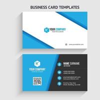 Modern Business Card Template. Stationery Design, Flat Design, Print Template, Vector illustration.