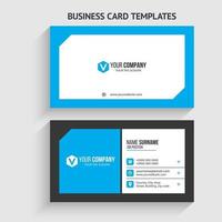 Modern Business Card Template. Stationery Design, Flat Design, Print Template, Vector illustration.