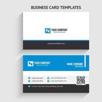 Modern Business Card Template. Stationery Design, Flat Design, Print Template, Vector illustration.