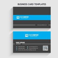 Modern Business Card Template. Stationery Design, Flat Design, Print Template, Vector illustration