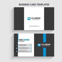 Modern Business Card Template. Stationery Design, Flat Design, Print Template, Vector illustration.