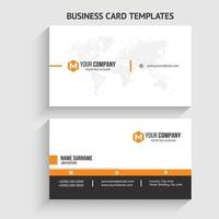 Modern Business Card Template. Stationery Design, Flat Design, Print Template, Vector illustration.