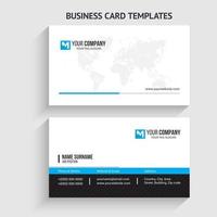 Modern Business Card Template. Stationery Design, Flat Design, Print Template, Vector illustration.