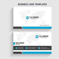 Modern Business Card Template. Stationery Design, Flat Design, Print Template, Vector illustration.