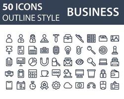 Business icon in Outline style isolated on white background. for your web site design, logo, app, UI. Vector graphics illustration and editable stroke. EPS 10.