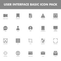 User interface icon pack isolated on white background. for your web site design, logo, app, UI. Vector graphics illustration and editable stroke. EPS 10.