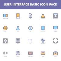 User interface icon pack isolated on white background. for your web site design, logo, app, UI. Vector graphics illustration and editable stroke. EPS 10.