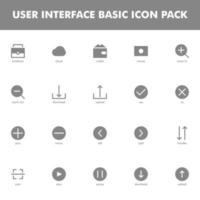 User interface icon pack isolated on white background. for your web site design, logo, app, UI. Vector graphics illustration and editable stroke. EPS 10.