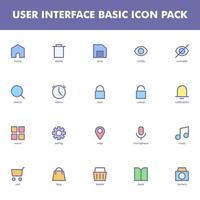 User interface icon pack isolated on white background. for your web site design, logo, app, UI. Vector graphics illustration and editable stroke. EPS 10.