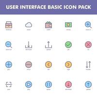 User interface icon pack isolated on white background. for your web site design, logo, app, UI. Vector graphics illustration and editable stroke. EPS 10.