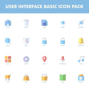 User interface icon pack isolated on white background. for your web site design, logo, app, UI. Vector graphics illustration and editable stroke. EPS 10.