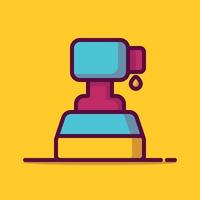 Hand Sanitizer Vector Icon Illustration. Flat Cartoon Style Suitable for Web Landing Page, Banner, Sticker, Background.