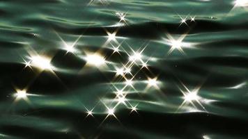 los reflejos del agua parecen una estrella