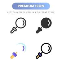 icono de búsqueda para el diseño de su sitio web, logotipo, aplicación, interfaz de usuario. Ilustración de gráficos vectoriales y trazo editable. diseño de icono eps 10. vector