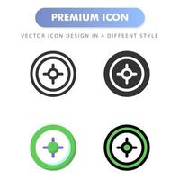 icono de radar para el diseño de su sitio web, logotipo, aplicación, interfaz de usuario. Ilustración de gráficos vectoriales y trazo editable. diseño de icono eps 10. vector