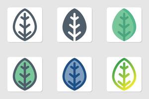 leaf icon in isolated on white background. for your web site design, logo, app, UI. Vector graphics illustration and editable stroke. EPS 10.