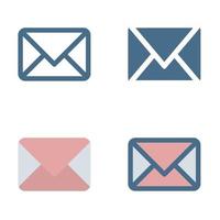 Email icon in isolated on white background. for your web site design, logo, app, UI. Vector graphics illustration and editable stroke. EPS 10.