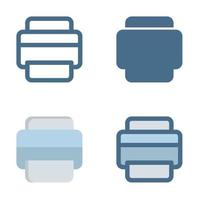 printer icon in isolated on white background. for your web site design, logo, app, UI. Vector graphics illustration and editable stroke. EPS 10.