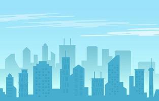 Stacked City Building Cityscape Skyline Business Illustration vector
